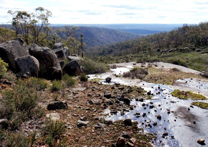 Mount Solus Mount Solus Walk, WalkGPS bushwalk, Darling Range, near Perth, Western ...